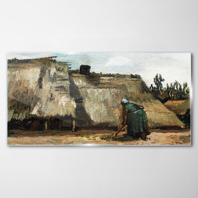 Tableau en verre Travailler sur le terrain