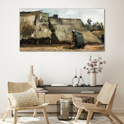 Tableau en verre Travailler sur le terrain