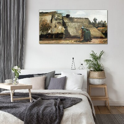 Tableau en verre Travailler sur le terrain