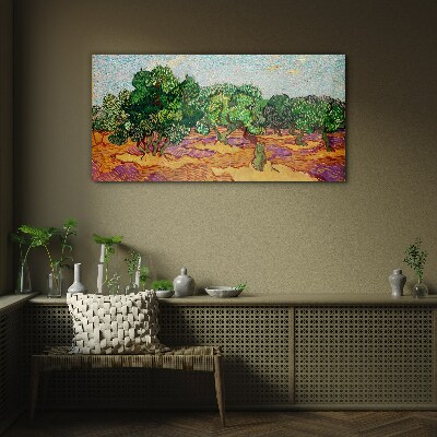 Tableau sur verre Olives au soleil