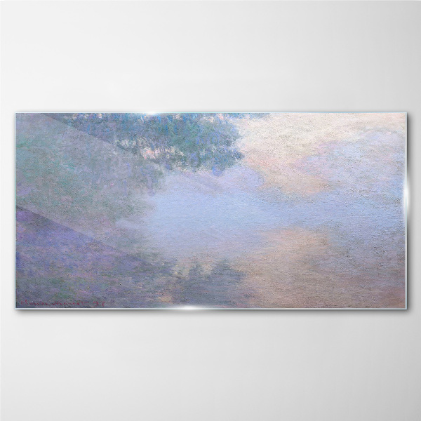 Tableau photo sur verre Nuages dans la lumière du matin