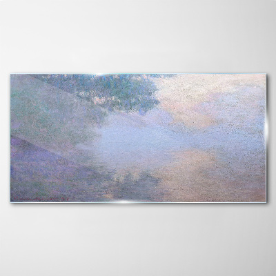 Tableau photo sur verre Nuages dans la lumière du matin
