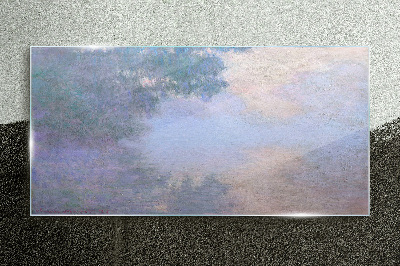Tableau photo sur verre Nuages dans la lumière du matin