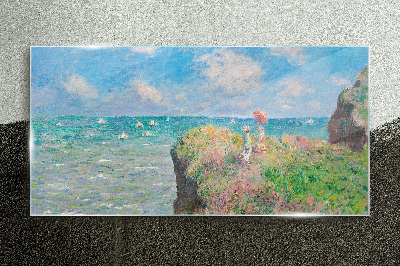 Tableau sur verre Paysage balnéaire d'été