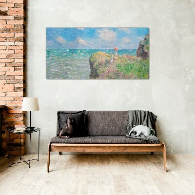 Tableau sur verre Paysage balnéaire d'été