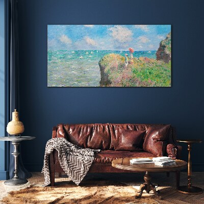 Tableau sur verre Paysage balnéaire d'été