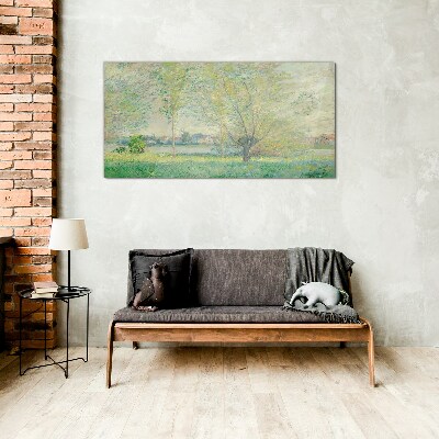 Tableau imprimé sur verre Paysage de printemps