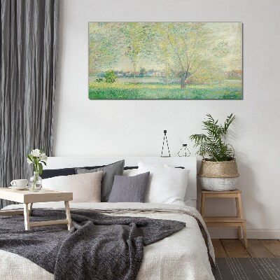 Tableau imprimé sur verre Paysage de printemps