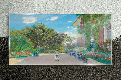 Tableau imprimé sur verre Le jardin de Giverny