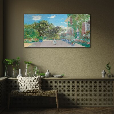 Tableau imprimé sur verre Le jardin de Giverny