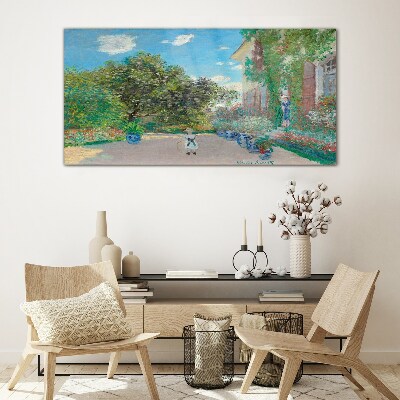 Tableau imprimé sur verre Le jardin de Giverny