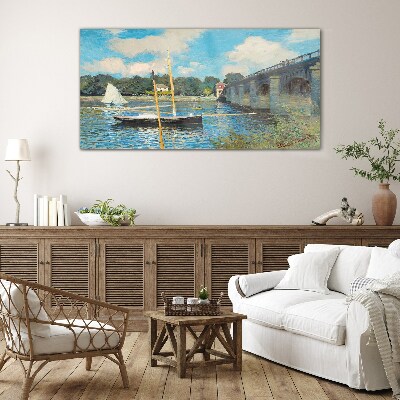 Tableau imprimé sur verre Un port tranquille par une journée ensoleillée