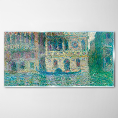Tableau verre imprimé Venise aux couleurs pastel