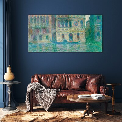 Tableau verre imprimé Venise aux couleurs pastel