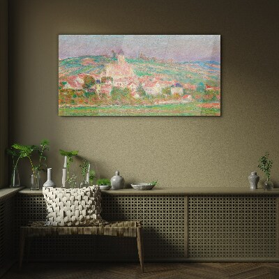 Tableau photo sur verre Un paysage rural paisible