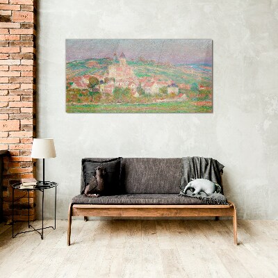 Tableau photo sur verre Un paysage rural paisible