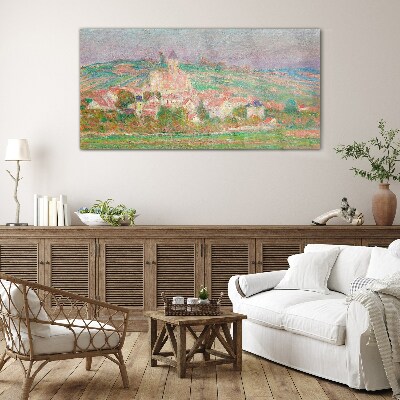 Tableau photo sur verre Un paysage rural paisible
