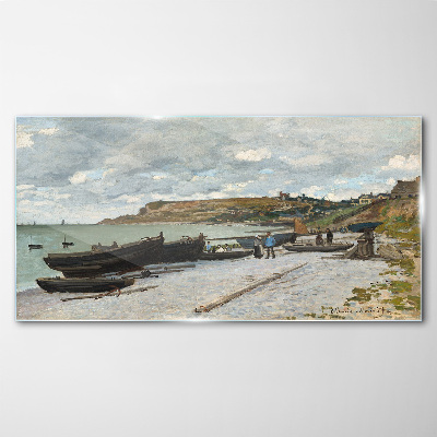 Tableau imprimé sur verre Un port tranquille par une journée d'été