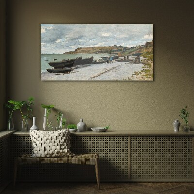 Tableau imprimé sur verre Un port tranquille par une journée d'été