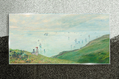 Tableau verre imprimé Un paysage marin paisible