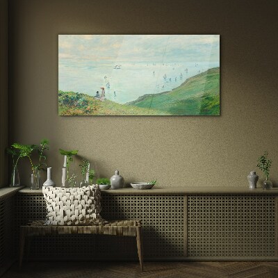 Tableau verre imprimé Un paysage marin paisible