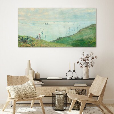 Tableau verre imprimé Un paysage marin paisible