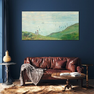 Tableau verre imprimé Un paysage marin paisible