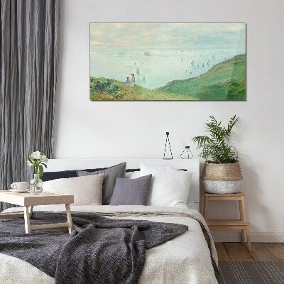 Tableau verre imprimé Un paysage marin paisible