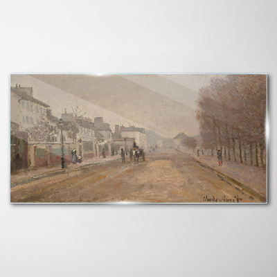 Tableau verre imprimé Une rue de Paris