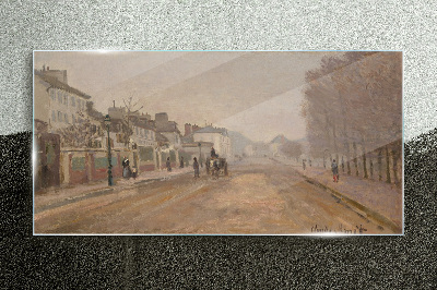 Tableau verre imprimé Une rue de Paris