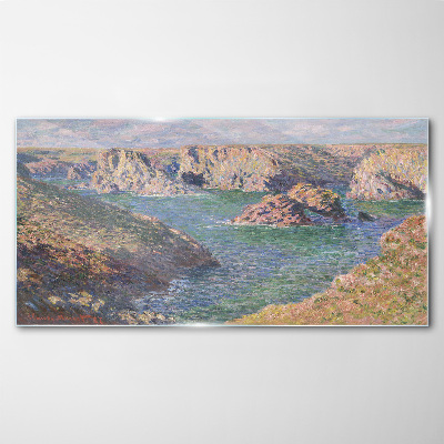 Tableau sur verre Paysage de bord de mer