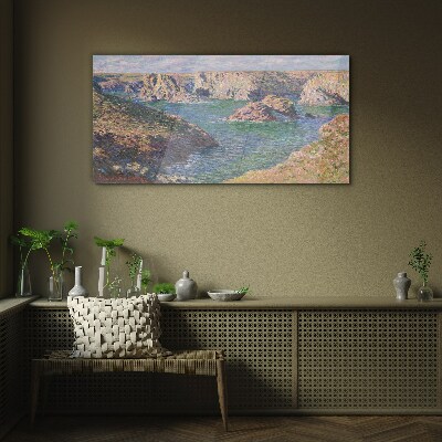 Tableau sur verre Paysage de bord de mer