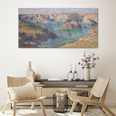 Tableau sur verre Paysage de bord de mer