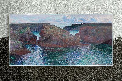 Tableau photo sur verre Falaises marines à la lumière du jour