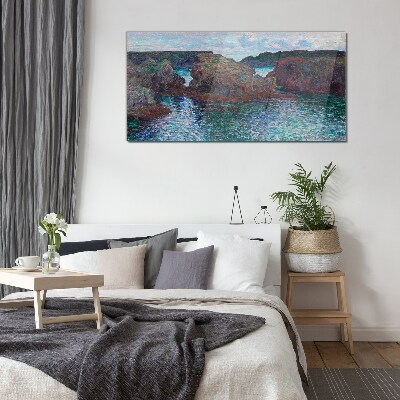 Tableau photo sur verre Falaises marines à la lumière du jour