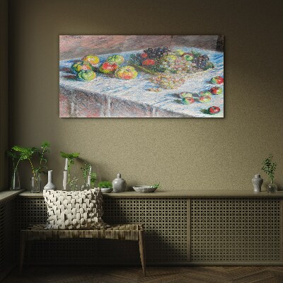 Tableau imprimé sur verre Nature morte aux fruits