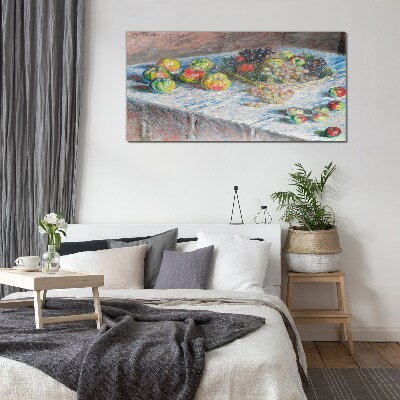 Tableau imprimé sur verre Nature morte aux fruits