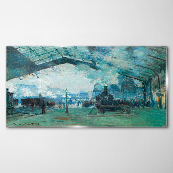 Tableau verre imprimé Gare de Paris