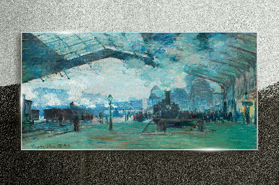 Tableau verre imprimé Gare de Paris
