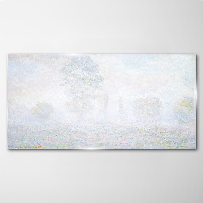 Tableau imprimé sur verre Paysage brumeux