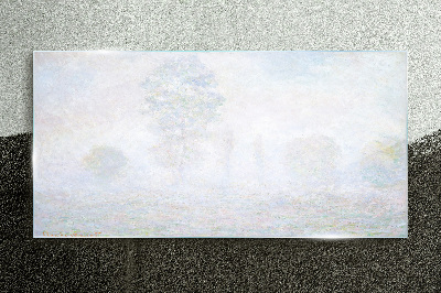 Tableau imprimé sur verre Paysage brumeux