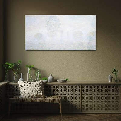 Tableau imprimé sur verre Paysage brumeux