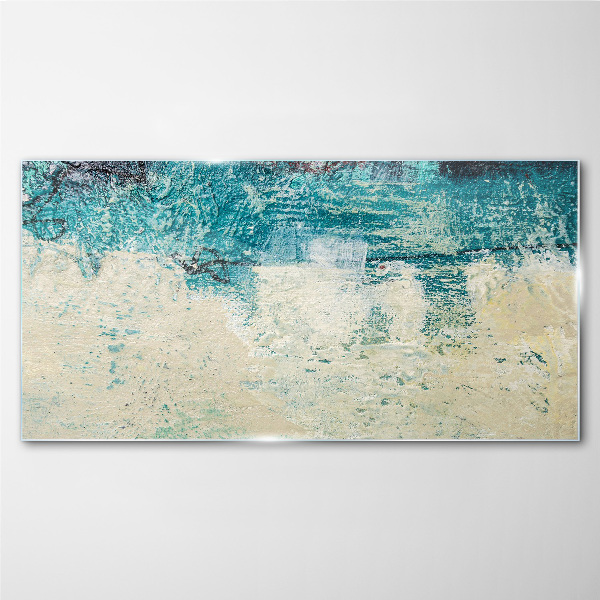 Tableau photo sur verre La mer aux nuances de bleu