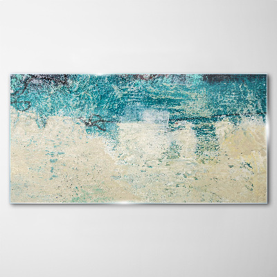 Tableau photo sur verre La mer aux nuances de bleu