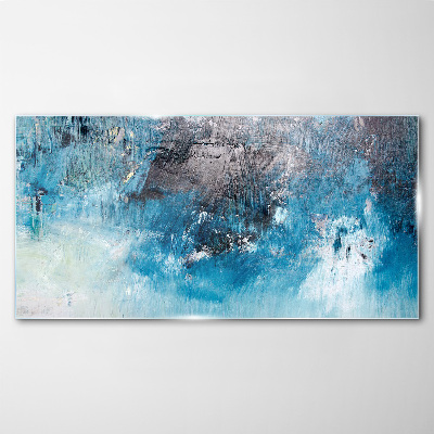 Tableau sur verre reflets océaniques