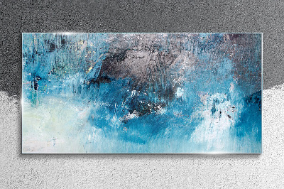 Tableau sur verre reflets océaniques