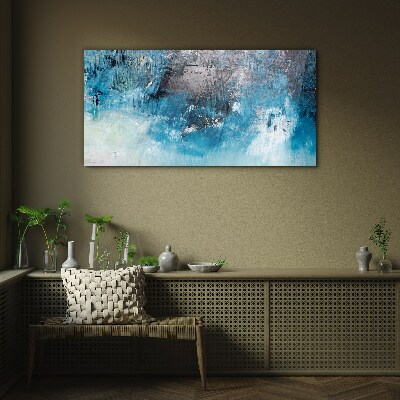 Tableau sur verre reflets océaniques