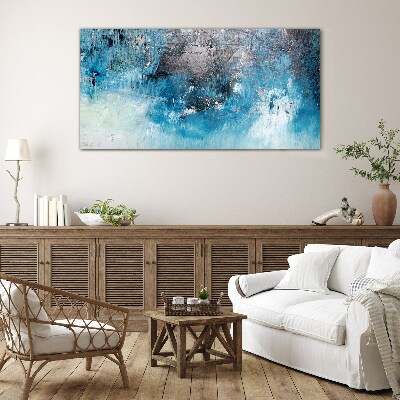 Tableau sur verre reflets océaniques