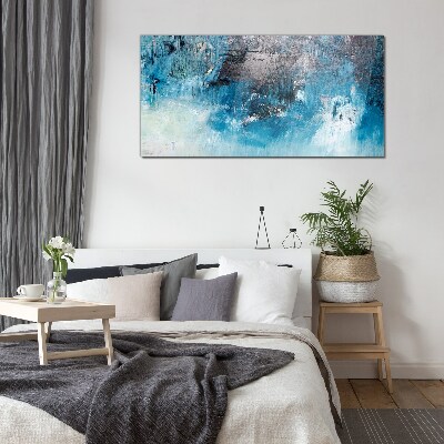 Tableau sur verre reflets océaniques