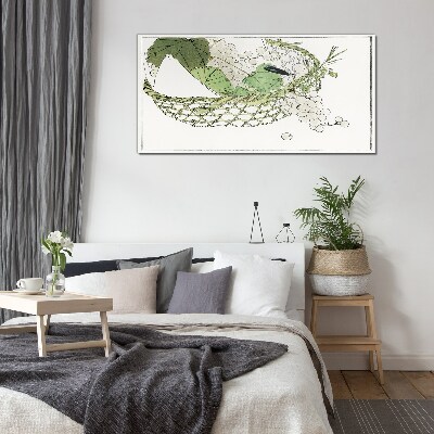 Tableau imprimé sur verre Corbeille de fruits verts